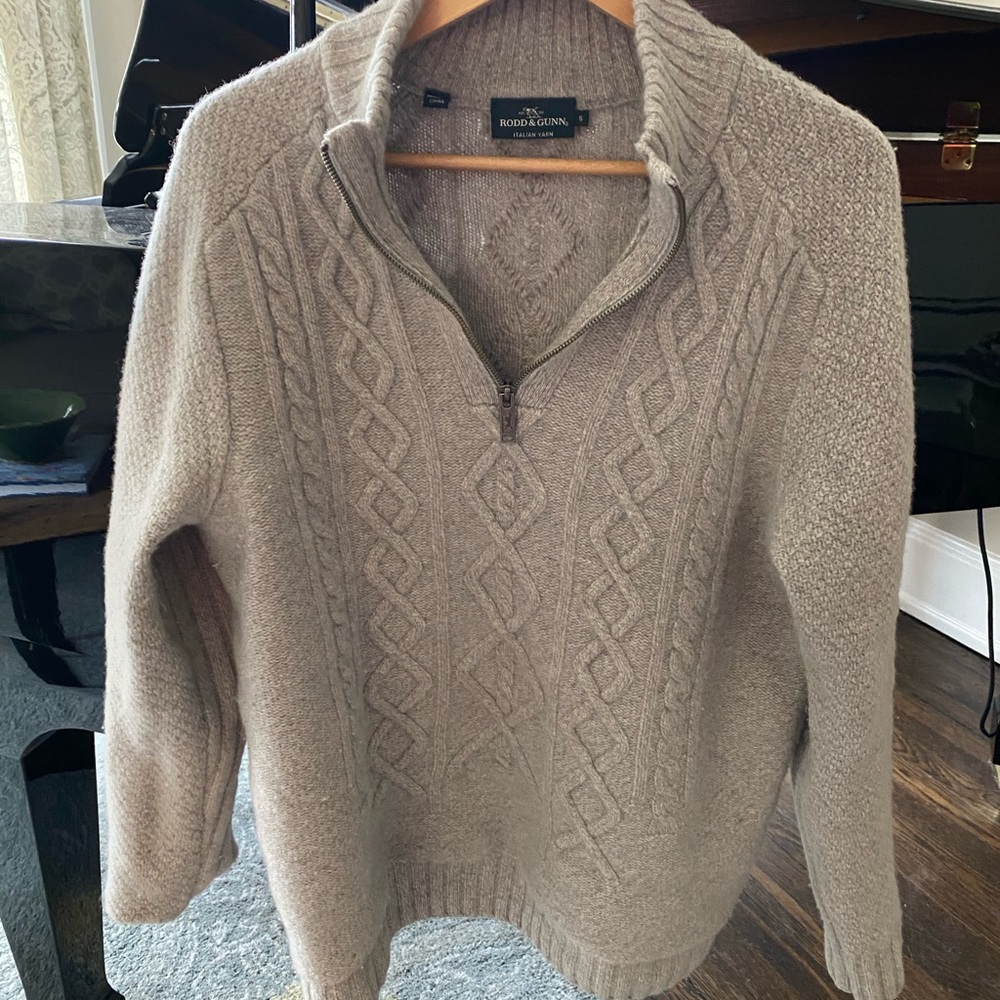 Rodd & Gun Italian Yarn Quarterzip